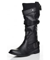 Снимка на Дамски ботуши еко кожа