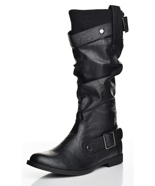 Снимка на Дамски ботуши еко кожа