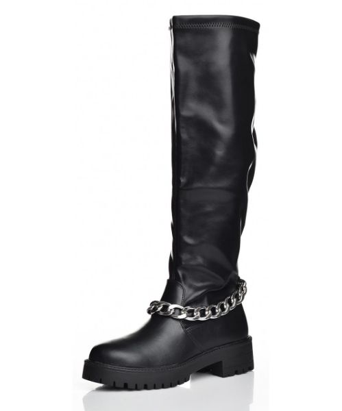 Снимка на Дамски ботуши еко кожа