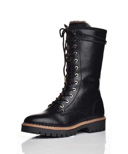 Снимка на Дамски ботуши еко кожа